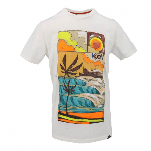KOON T-Shirt Stormy Beach white
