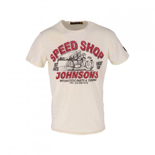 Johnson Motors Speed Shop dirty white @