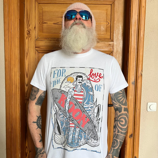 KOON T-Shirt For the Love of white