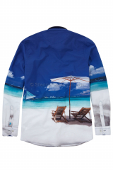 Lucky de Luca Men s Shirt Harbour Pano Print 2@