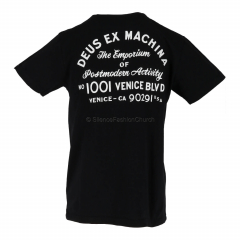 DEUS Ex Machina T-Shirt Venice Address Black #