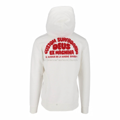 DEUS Ex Machina Hoodie Biarritz Surf Hoodie Vintage White #