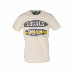 Sunset Surf True Locals dirty white @