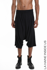 3M M1011 PANT / SHORT Over Viscose Linen UNISEX U Black
