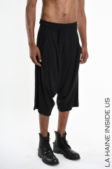 3M M1011 PANT / SHORT Over Viscose Linen UNISEX U Black